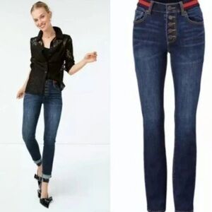 Cabi Button Fly Skinny Jeans, size 10